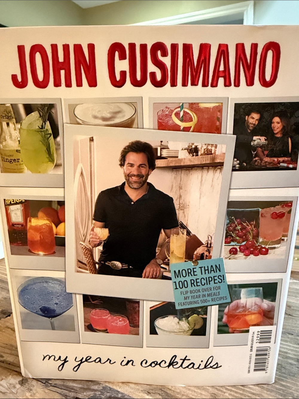2 cookbooks in 1 Hardcover John Cusimano & Rachel Roy My Year Cocktails & Meals - Picture 1 of 3